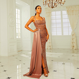 Women dress Party One Word Shoulder Bag Hip Bridesmaid Dress