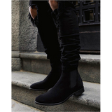 Men shoes Nether handmade Chelsea boots men's leather boots non-fog Kanye high street fashion brand retro men's boots