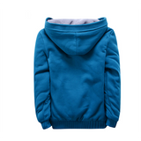 Plush Fleece Sweater Men Casual Sport Fleece Hooded Jackets