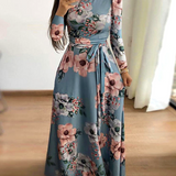 Women dress Flower Print Swing Dress