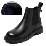 Women shoes Round head style smoke boots female sheepskin boots autumn new leather