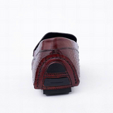 Men's Fish-Pattern Leather Business Casual Shoes