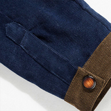 Men's Slim Patchwork Zip-Up Casual Sports Jacket