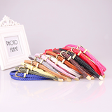 Women's Woven Pin Buckle Rope Belt — Slim Decorative