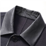 Men jacket double-sided cashmere coat men's mid-length lapel wool coat for men