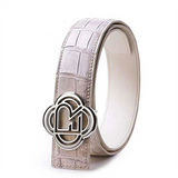 Unisex Ultra-Luxury Crocodile Leather Belt — Men and Women