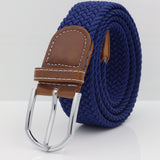 Breathable Canvas Woven Belt — Casual Fabric Waist Belt