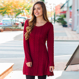 Women Causal  Short Sweater Dress Female Autumn Winter White Long Sleeve Loose knitted Sweaters Dresses