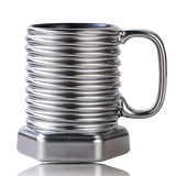 Screw Bolt Novelty Ceramic Mug — Unique Engineer Gift Coffee Mug