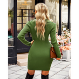 women dress Knitted Wool Skirt Warm Pencil Dress
