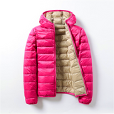 Women jacket 90% White Duck Down Jacket Winter Bright Coat Women Snow Clothes Loose Plus size Female Down Parka Female Portable Outwear