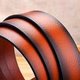 Men belt retro men's leather belt top layer cowhide