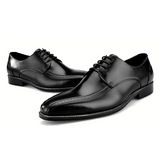 Men's Top-Layer Cowhide Business Suit Leather Shoes
