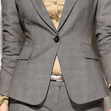 Women high-end fashion temperament formal wear show thin wool professional wear small suit set women ol