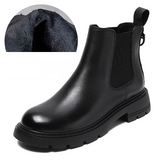 Women shoes Round head style smoke boots female sheepskin boots autumn new leather
