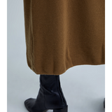 Women dress Wool V-neck Temperament Slim Waist Knit