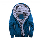 Plush Fleece Sweater Men Casual Sport Fleece Hooded Jackets