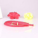 Women's Woven Pin Buckle Rope Belt — Slim Decorative