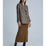 Women dress Wool V-neck Temperament Slim Waist Knit