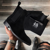 Men shoes Nether handmade Chelsea boots men's leather boots non-fog Kanye high street fashion brand retro men's boots