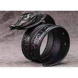 Men's Ultra-Luxury Crocodile Leather Belt