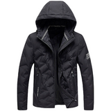 Winter Men's quality style men's down new teen trend short hooded down jacket