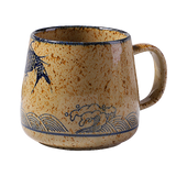 Underglaze Ceramic Mug — Hand-Painted Artisan Coffee Mug