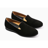 Men Suede leather Casual Shoes Men Shoes Slip on Loafers High Quality Goodyear
