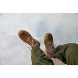 Men's High-Top Genuine Leather Snow Boots