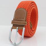 Breathable Canvas Woven Belt — Casual Fabric Waist Belt