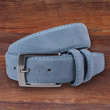 Women belt New Fashion Genuine Leather Suede Men Cowhide Belt Luxury Brand Brushed Metal Pin Buckle