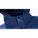 fall Men's Short Thick Warm Hooded white duck Down Jacket Cashmere 90 % filler