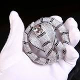 Men's Ultra-Luxury Real Crocodile Leather Belt — Snake Buckle