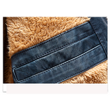 Men's Washed PU Leather Plush Coat — Loose Fit