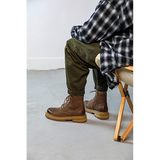 Men's High-Top Genuine Leather Snow Boots