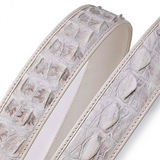 Unisex Ultra-Luxury Crocodile Leather Belt — Men and Women