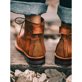 Men's Military-Style Plus Size Work Boots