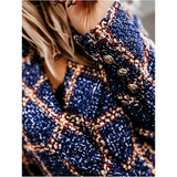 Autumn And Winter New Mid Length Suit Double Breasted Long Sleeved Women's Woolen Coats