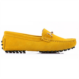 Women shoes Genuine Leather Women Flat Shoes Casual Loafers Slip On Women Shoes Flats Soft Moccasins Lady Driving Shoes