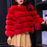 Mink Coats Women Winter Top Fashion FAUX Fur Coat Elegant Thick Warm Outerwear Fake Fur Jacket Chaquetas Mujer