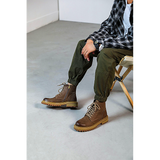 Men's High-Top Genuine Leather Snow Boots