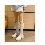 Women shoes western cowboy knight boots high heel boots tall