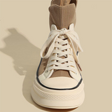 Women shoes knitted breathable elastic socks boots women's short boots spring and autumn thick bottom casual short high-top shoes