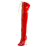 Women boots elegant embroidered boots over the knee boots fashion zipper stiletto