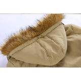 Men's Hooded Winter Parka — Thick Cotton Insulated