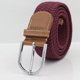 Breathable Canvas Woven Belt — Casual Fabric Waist Belt