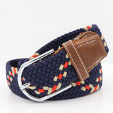 Breathable Canvas Woven Belt — Casual Fabric Waist Belt