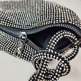 Women's Luxury Diamond Underarm Bag — Rhinestone Embellished Shoulder Bag