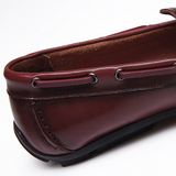 Men's Casual Leather Sailing Shoes — Breathable Design
