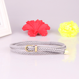 Women's Woven Pin Buckle Rope Belt — Slim Decorative